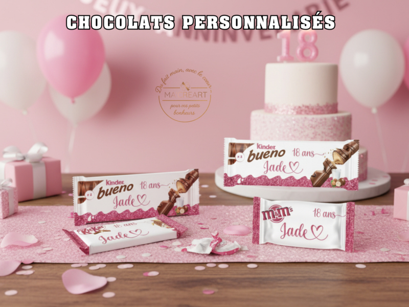 Chocolats personnalisés