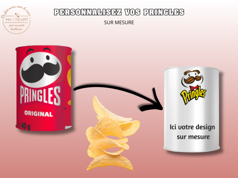 Pringles personnalisables sur mesure pour événement