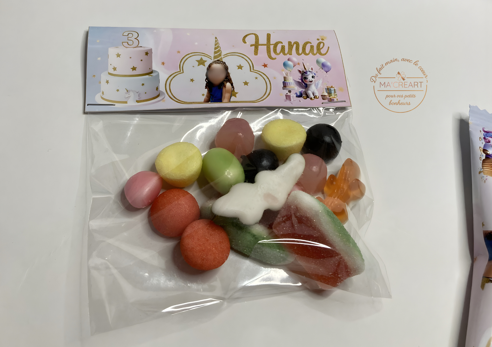sachet de bonbon sur mesure