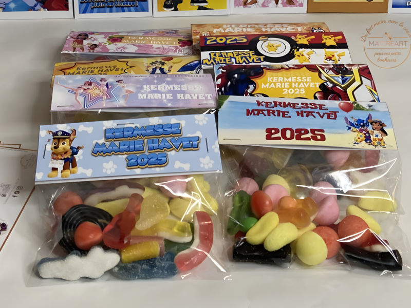 sachet de bonbon sur mesure