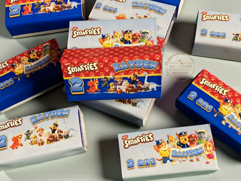 mini smarties sur mesure