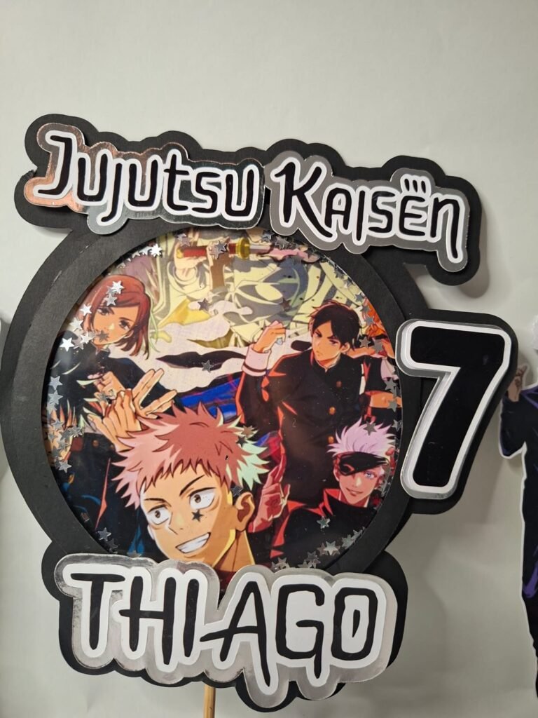 cake topper jujutsu kaïsen